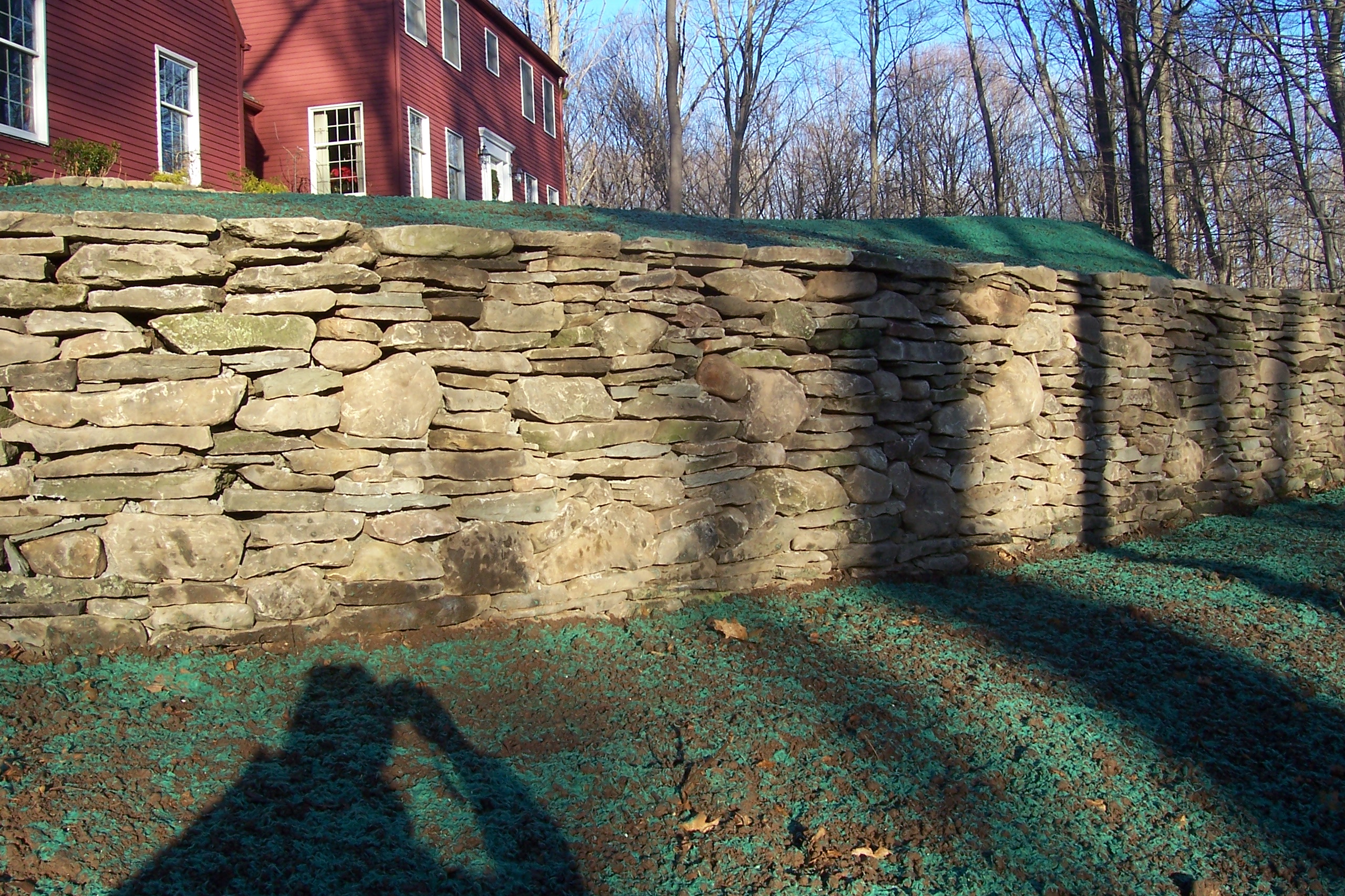 New England Fieldstone Retaining Wall | Country Landscaping, LLC